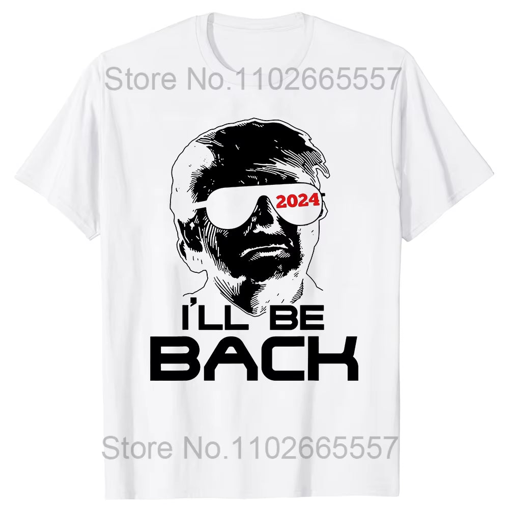 Trump Revenge Tour 2024 T-Shirt Graphic Support Take America Back the Return Fans Short Sleeve T Shirts Women Men Clothing