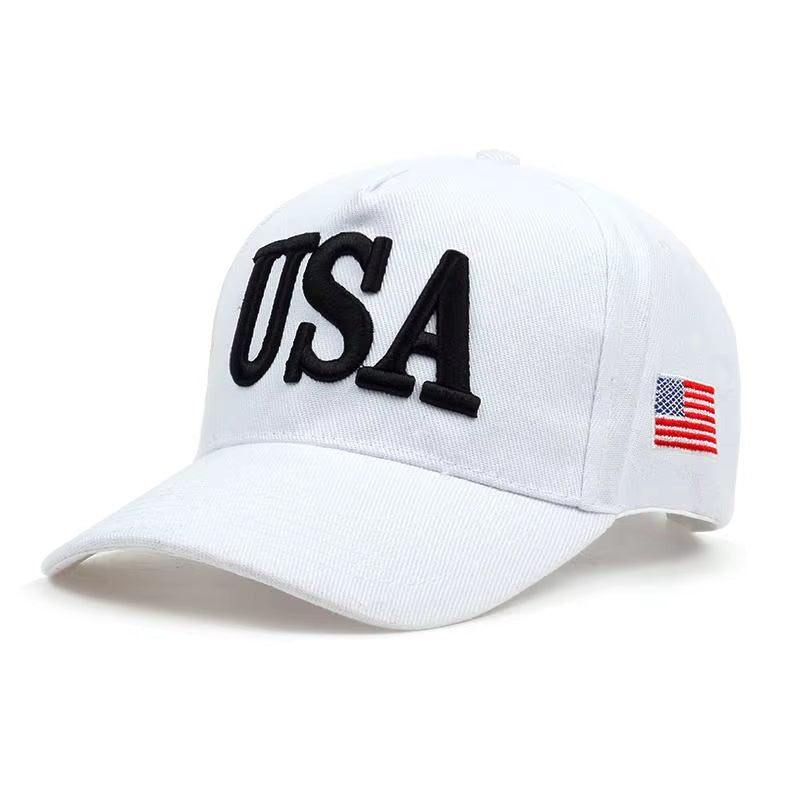 2024 New USA Flag Caps Men Women Baseball Cap Thickening USA Men Women Golf Hat Outdoor Adjustable Dad Hats