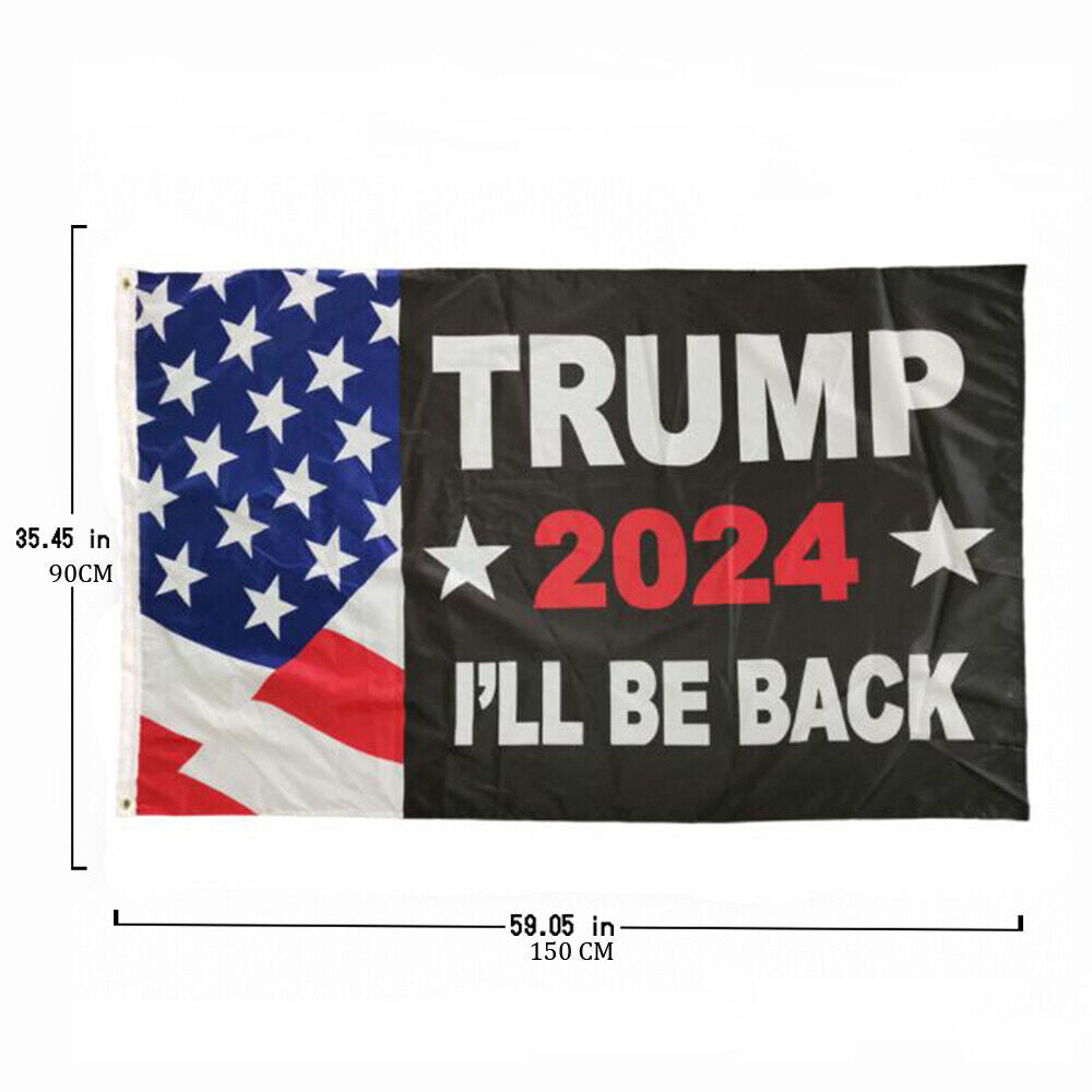 3X5' 2024 President Donald Trump Flag Take America Back save USA Again Banner