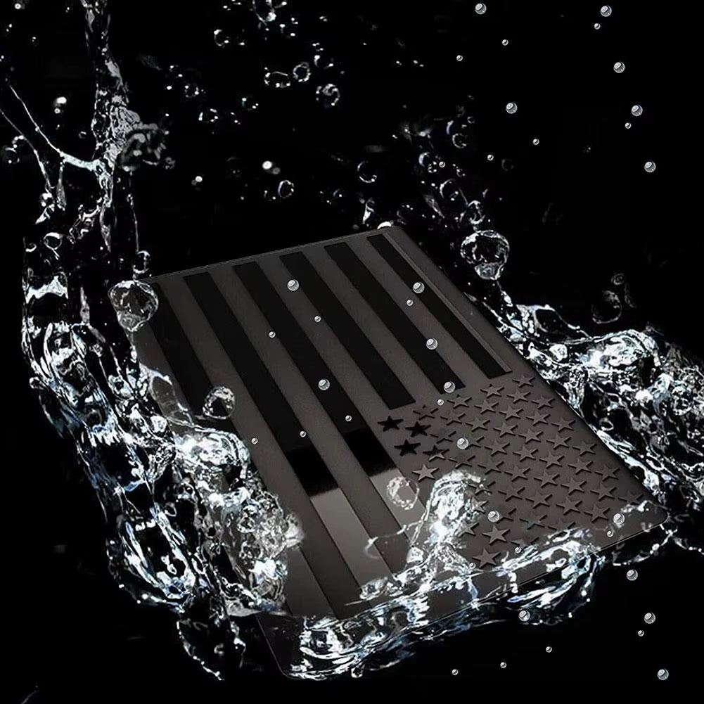 2Pcs Metal USA American Flag Car Tuning Emblem Badge Motorcycle Sticker Fairing Car Accessories Parts Aluminum Alloy