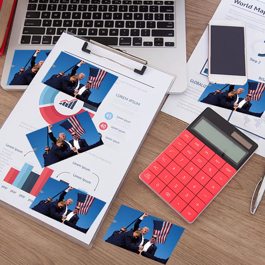 2024 Donald Trump Stickers Roll 200 Pcs - Funny Presidential Election USA American Flag Decals