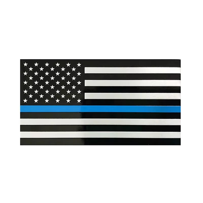 Automobile Motorcycle Exterior Accessories United States of America USA National Flag Aluminum Alloy Car Stickers 8.2*4.5Cm